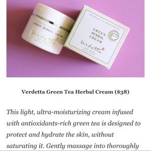 NIB Vendetta Green herbal facial cream